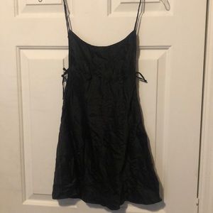 Black silk Négligée